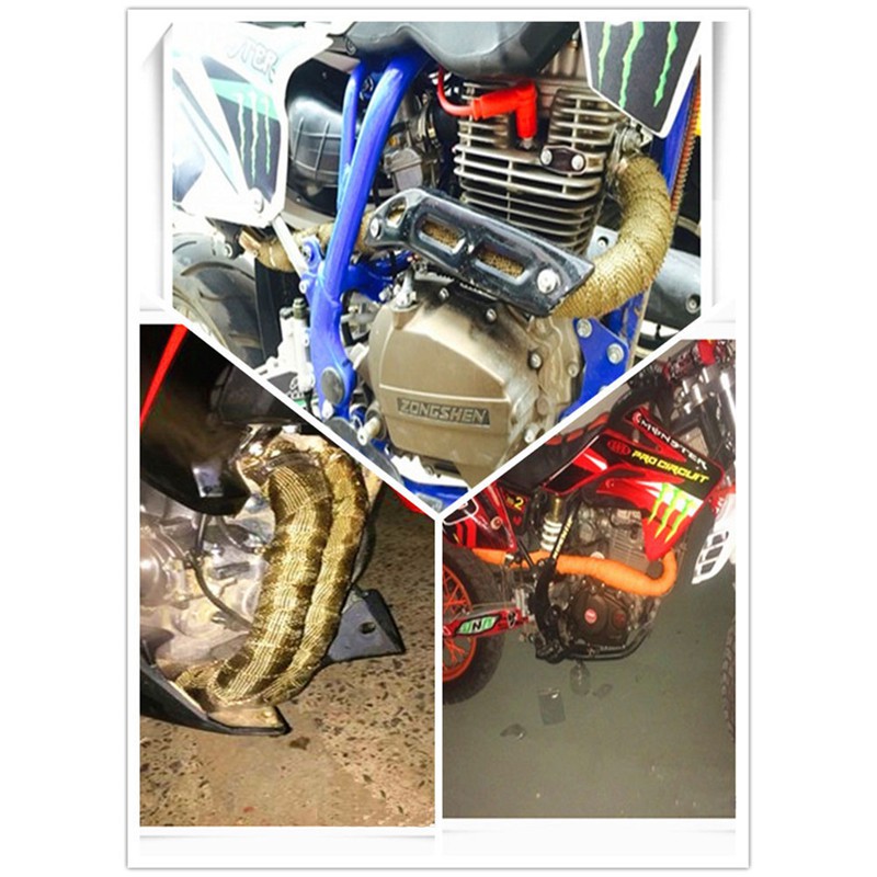 Cuộn dây quấn cách nhiệt cho ống xả khí xe máy 19 inch 5m