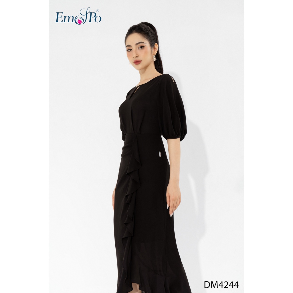Đầm ôm đuôi cá Emspo tay xẻ, bèo thân trước DM4244
