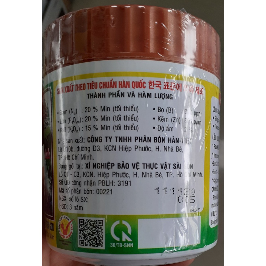 Phân Bón Lá Rau Màu, Cây Cảnh, Hoa Kiểng SPC NPK 20-20-15+TE 200gr
