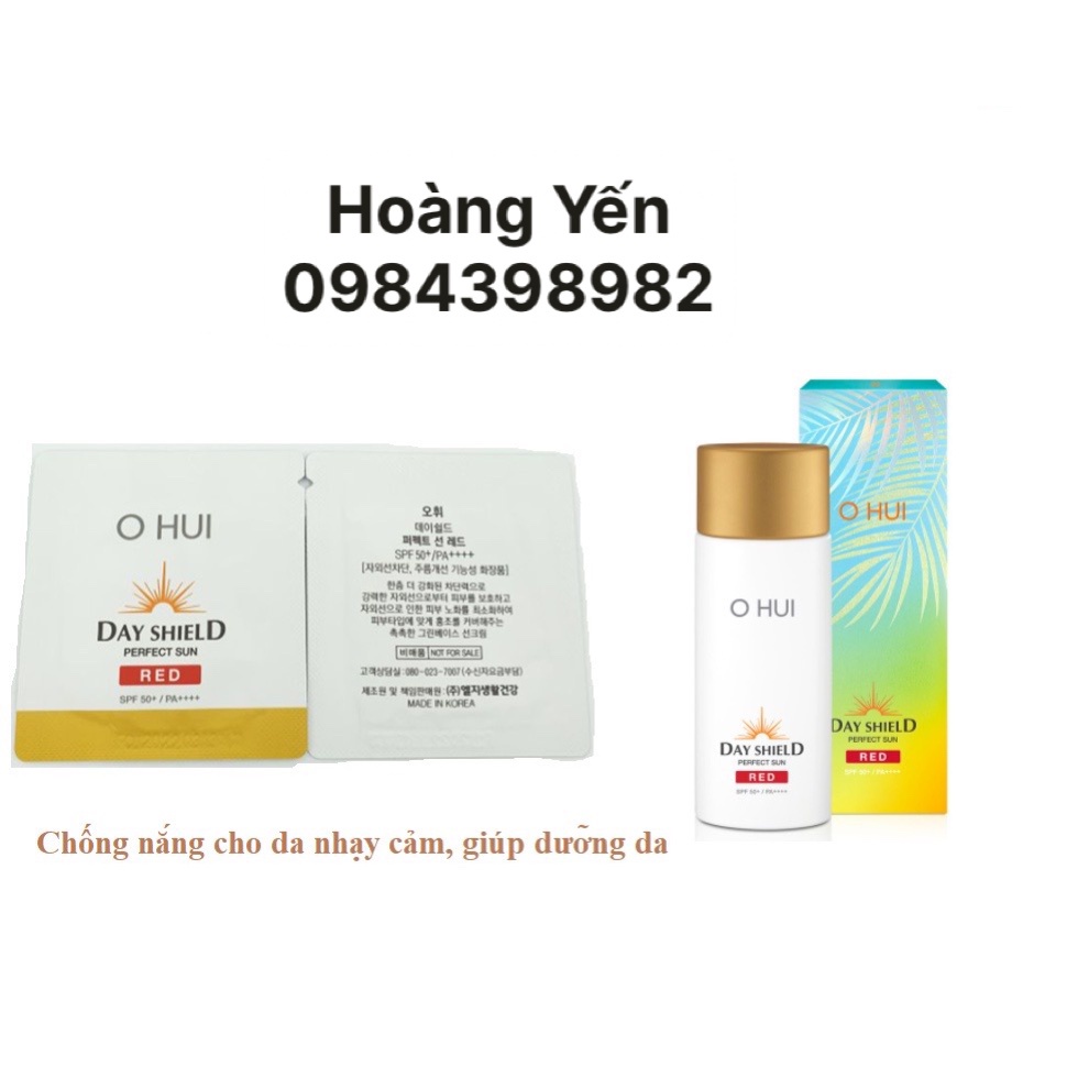 [TUYP 30ML] Kem Chống Nắng Ohui Red - Ohui Perfect Sun Red