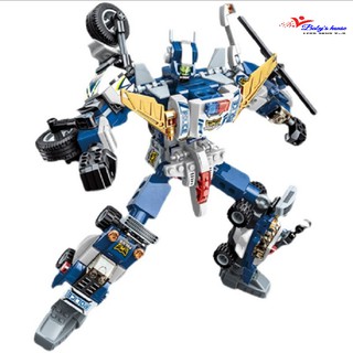 Bộ đồ chơi lắp ráp robot cảnh sát mới 41104