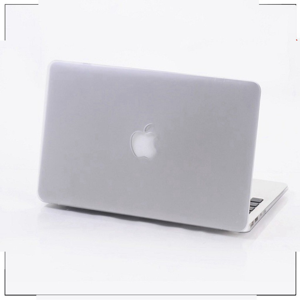 hot  Case Macbook Air 13" ( 2018-2020) model A1932 trắng trong 2 màu (Tặng kèm Nút chống bụi + bộ gãy sạ