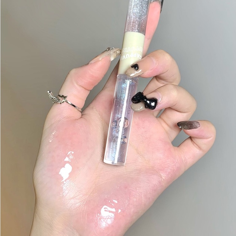 [Hàng mới về]Son kem tint lì Cappuvini sắc tố cao lâu trôi 2 đầu 2 trong 1