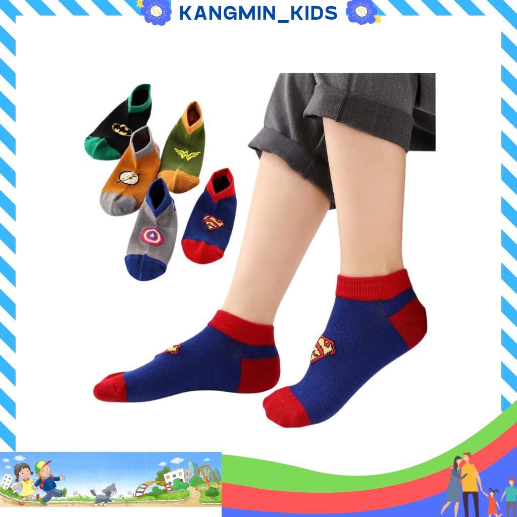 Set tất chân thu đông cho bé Kangmin-kids-combo 5 đôi tất cao cổ cho bé trai bé gái từ 0-5 tuổi siêu xinh