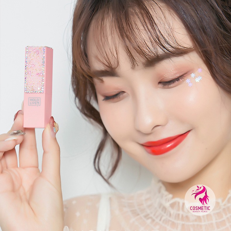 Son Thỏi HOLD LIVE Drill Girl Lipstick Vỏ Hồng Đính Đá P33 | BigBuy360 - bigbuy360.vn