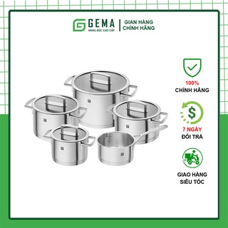 Bộ nồi Zwilling Vitality nắp kính 5 món, Bộ nồi inox 18/10 cao cấp nhập khẩu Đức