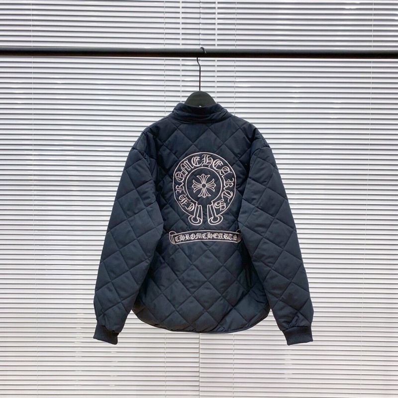 Áo khoác bông cho nam và nữ logo thương hiệu thời trang Chrome Hearts 2021 cao cấp