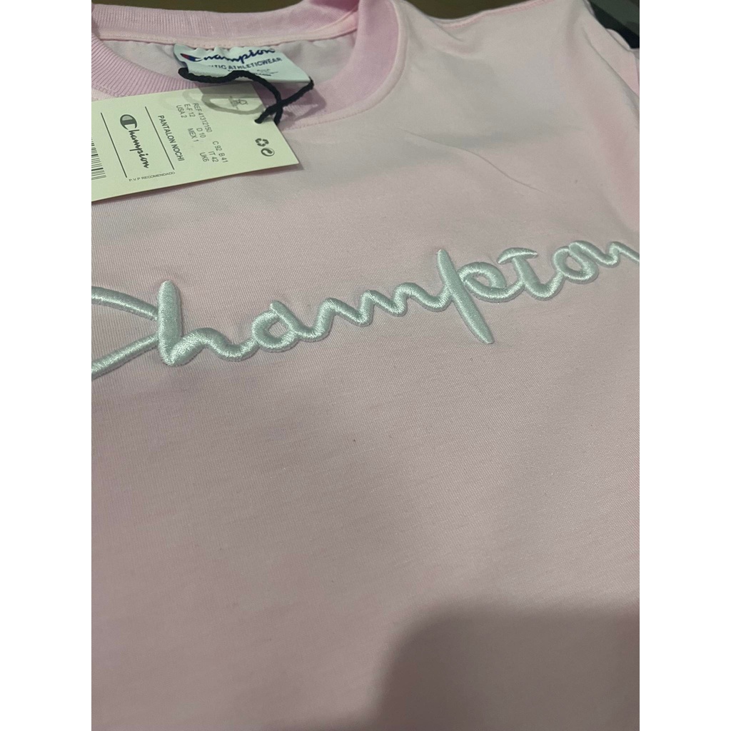 Áo thun tay lỡ CHAMPION ,Unisex nam nữ form rộng Oversize chất Cotton logo thêu