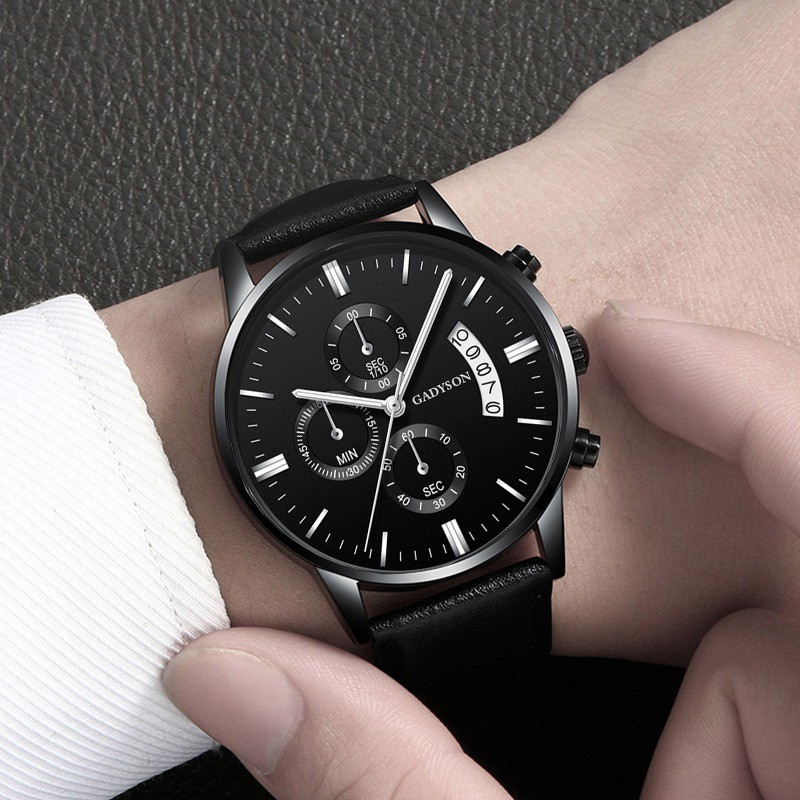 [1 ĐỔI 1] Đồng Hồ Thời Trang Nam Dây Da Gadyson JS9820L Giá Rẻ Bất Ngờ | BigBuy360 - bigbuy360.vn