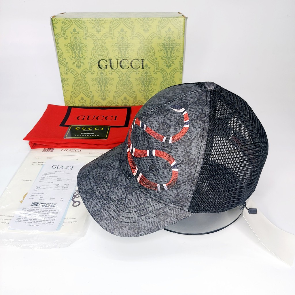 Nón kết gc Mũ lưỡi trai Gc thời trang cao cấp rắn mỏ ngắn supper like âu 1.1 màu đen full box hộp cực đẹp(Nón thiết kế)