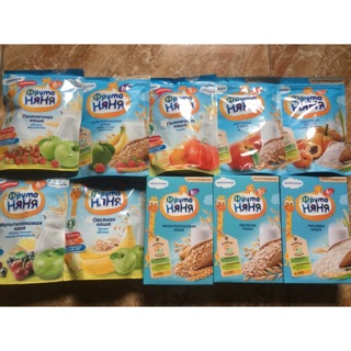 [Mẫu mới ]Bột ăn dặm Fruto- Nga date mới nhất
