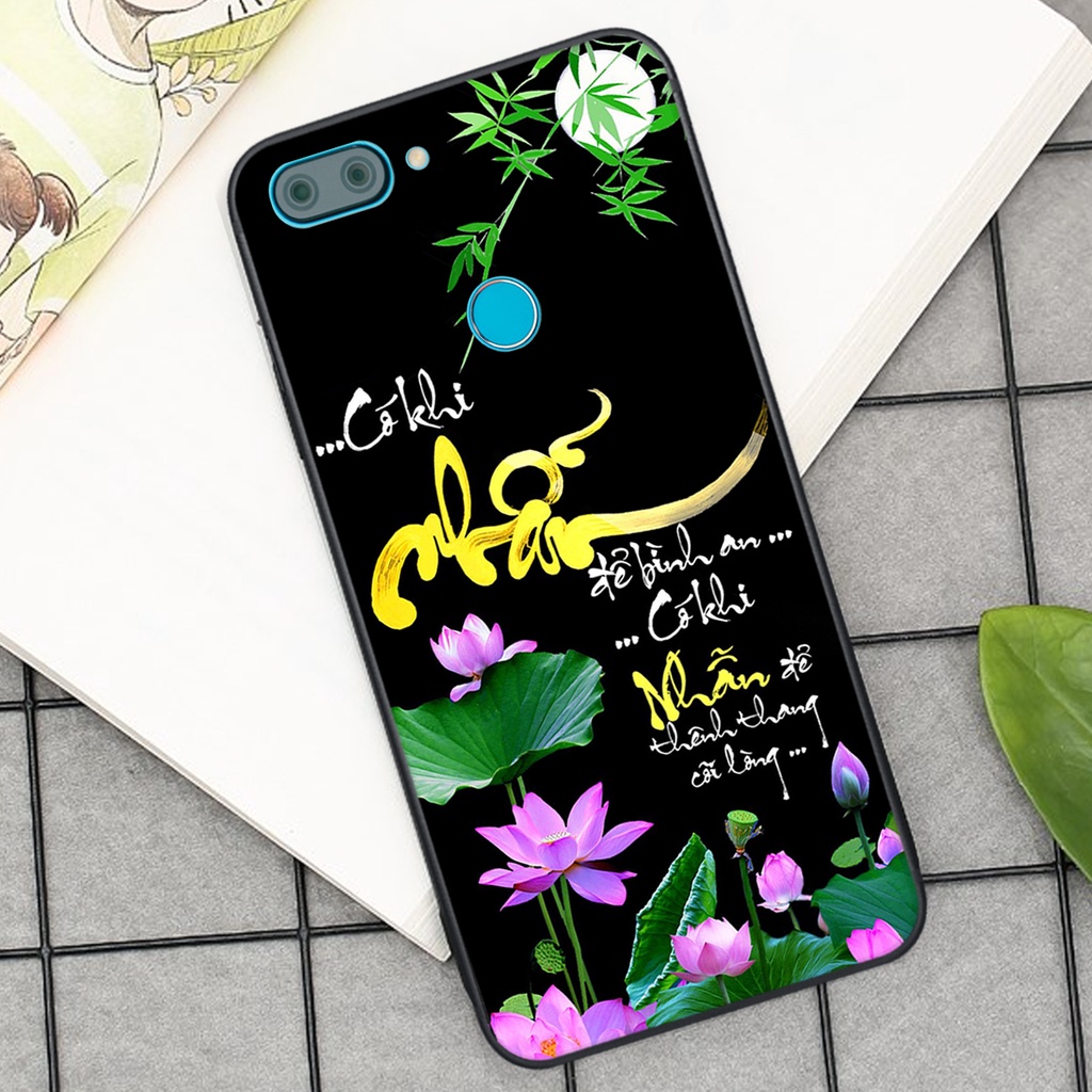 Ốp lưng Xiaomi MI 8 LITE in hình chữ tài chữ lộc, Cha Mẹ, bình an SIÊU ĐẸP