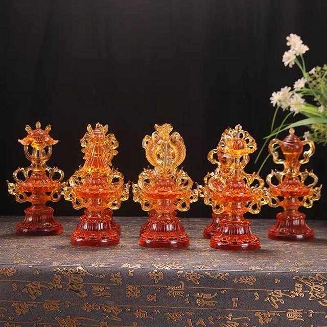 8 Tướng Cát Tường lưu ly 15cm