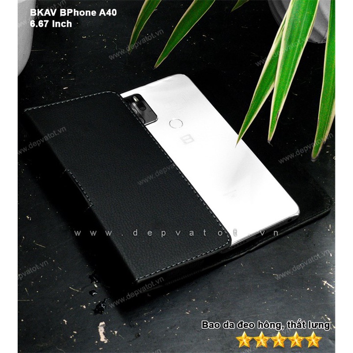 Bao da điện thoại 6.5 inch đeo hông, thắt lưng