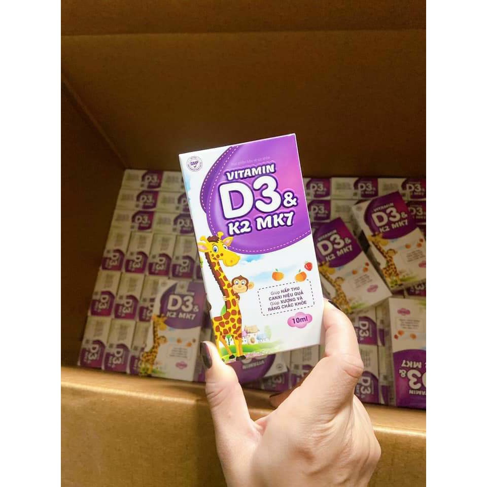 Vitamin D3 & K2 Mk7 nhỏ giọt (lọ 10ml)