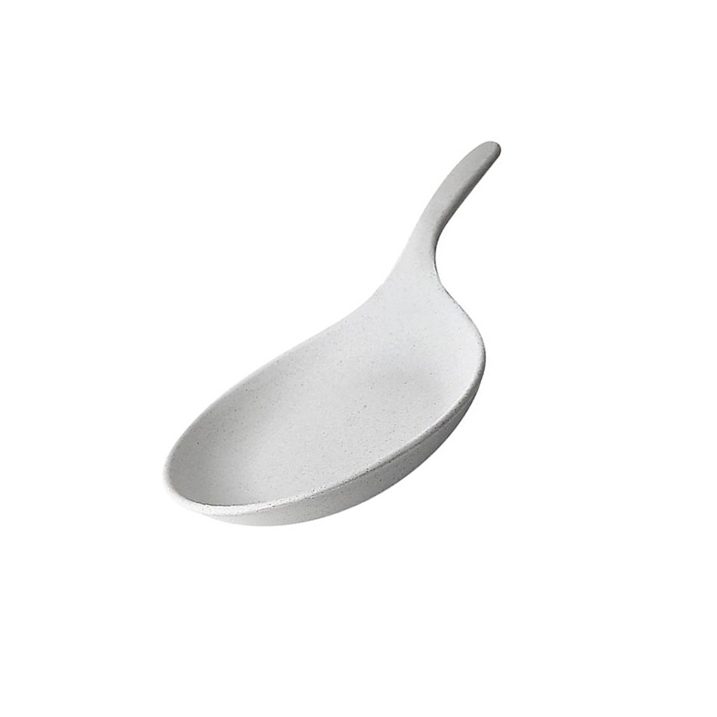 Dĩa có tay cầm melamin 400x245x45mm màu trắng KORMEL -