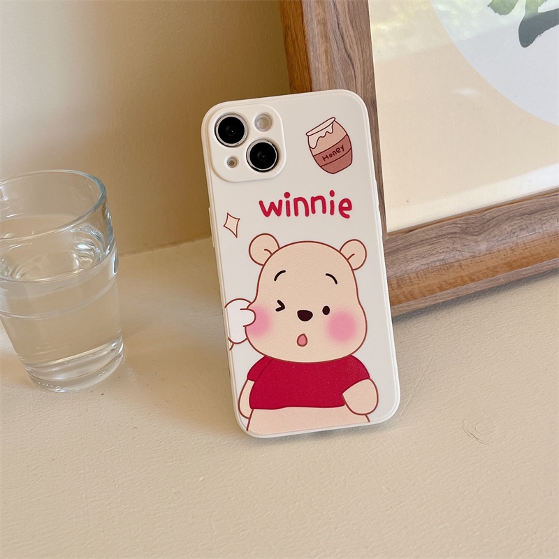 Ốp Lưng Winnie The Pooh Dễ Thương Nhiều Mẫu Mã Cho Điện Thoại Iphone 13 / 12 Pro Max iP11 Xr 7 8 Plus