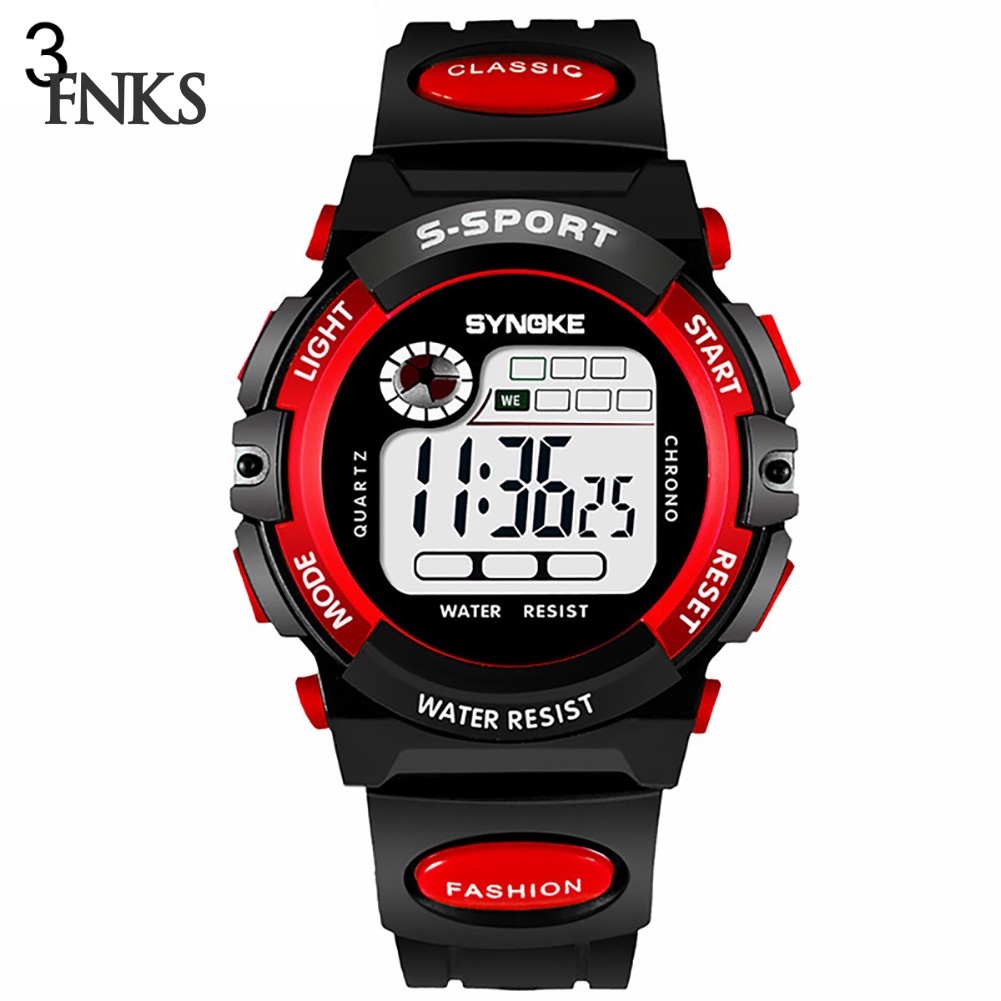 Đồng hồ thể thao kỹ thuật số có báo thức cho bé | BigBuy360 - bigbuy360.vn