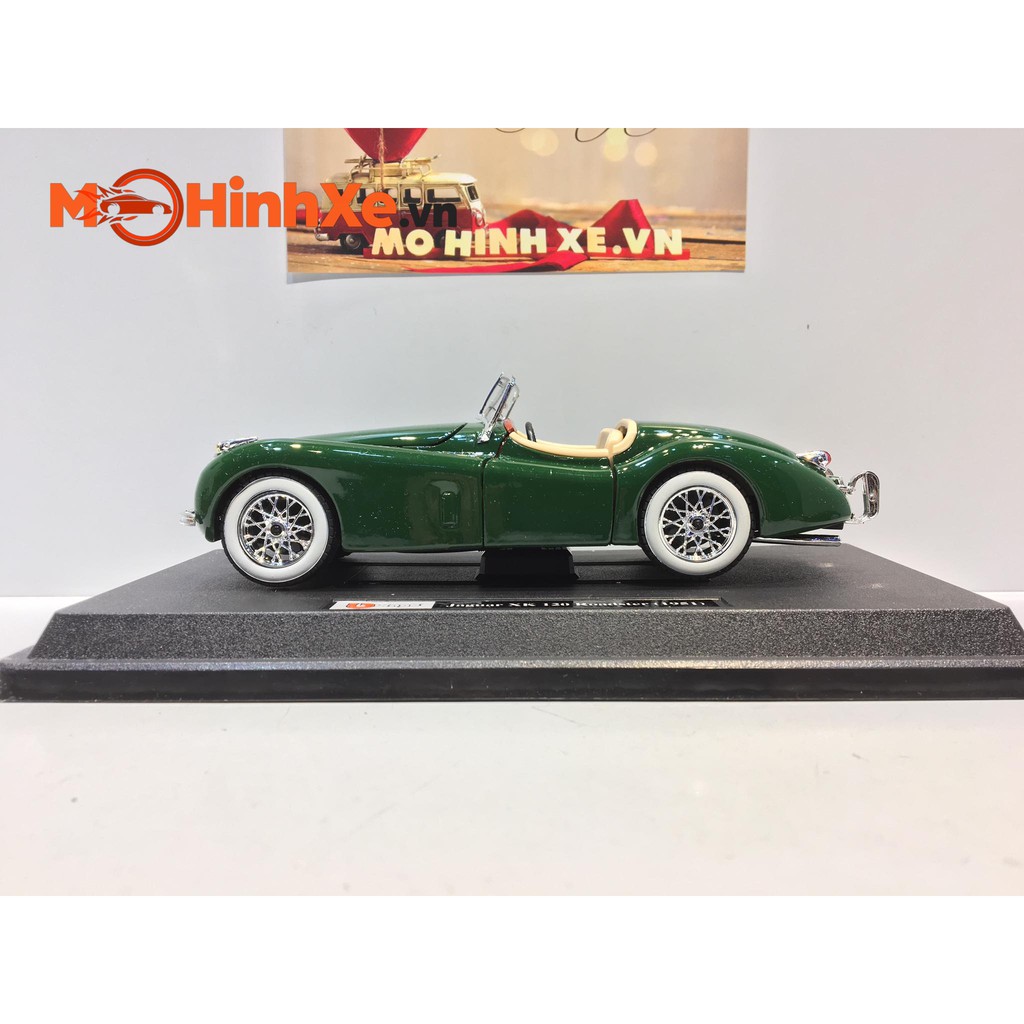 MÔ HÌNH XE 1951 JAGUAR XK 120 ROADSTER 1:24 BBURAGO