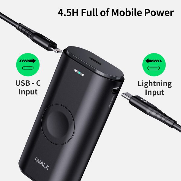 Pin sạc dự phòng iWALK Link Me Watch 9000mAh Lightning - DBL9000W