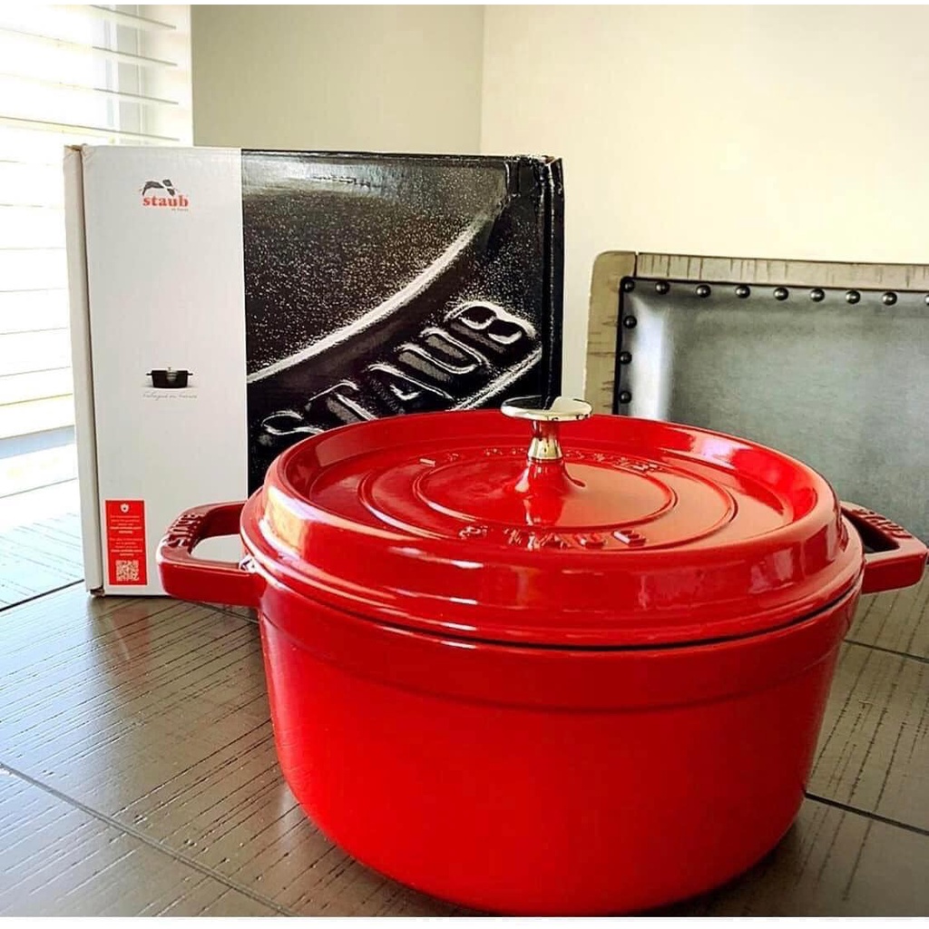 NỒI GANG STAUB COCOTTE RONDE MÀU ĐỎ CHERRY