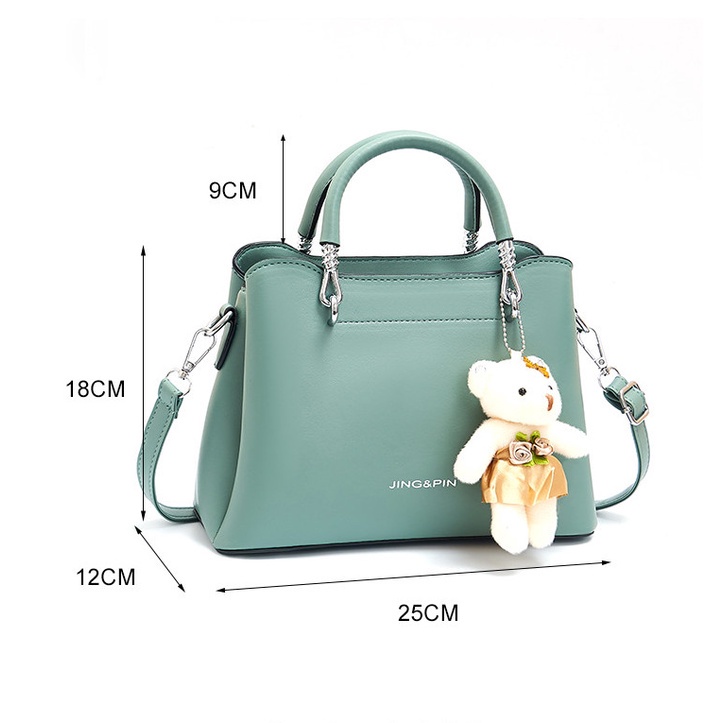 Túi xách nữ đeo chéo công sở Jinpin 3 ngăn thời trang cao cấp BAG U JP3N