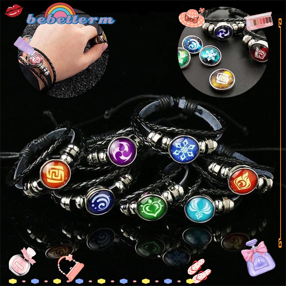 Vòng Tay Hình Mắt Phát Sáng Hóa Trang Genshin Impact Thời Trang Cho Nam Và Nữ|Vòng Tay