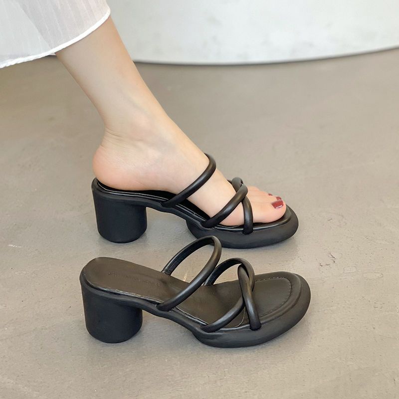 Dép Sandal Đế Dày Thời Trang Mùa Hè 2022 Mới Cho Nữ