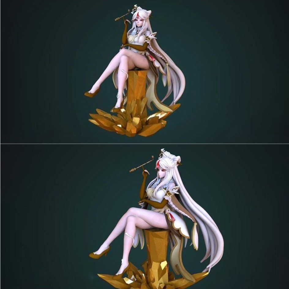 Mô Hình Ninguang Genshin Impact Bằng Chất Liệu Nhựa Resin - Cao 16 cm