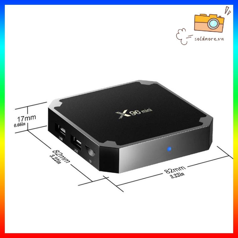 Thiết Bị Chuyển Đổi Tv Thường Thành Smart Tv X96 Mini Smart Tv Box S905W Hỗ Trợ 2.4g