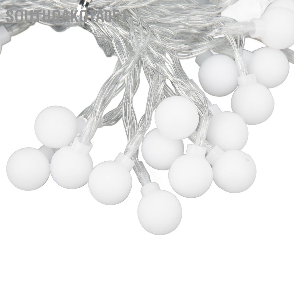 Dây đèn led trang trí hình trái cherry tròn màu vàng 6m dành cho cắm trại