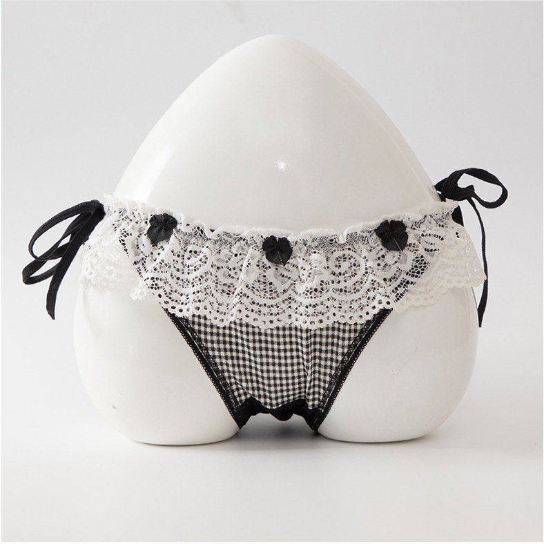 Quần Lót Dây Viền Ren Bánh Bèo cao cấp mềm mại kháng khuẩn sexy gợi cảm QL46