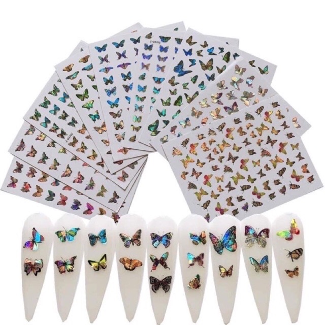 [ HOT ] Bướm dạ quang Nail