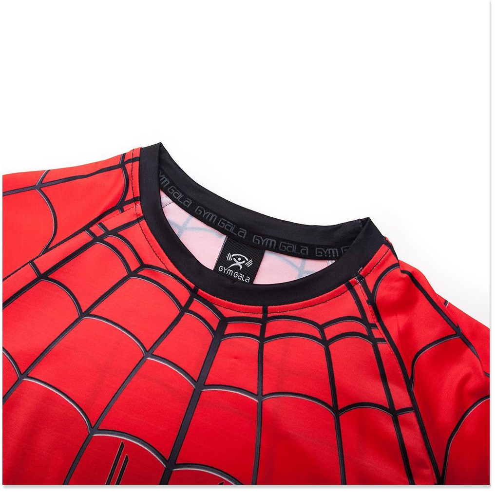 Trang Phục Spider Man Cổ Điển Spider Man Top Nén Áo Dài Tay Nhanh Khô Siêu Anh Hùng