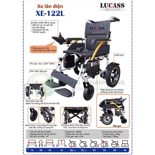 XE LĂN ĐIỆN LUCASS XE-122L