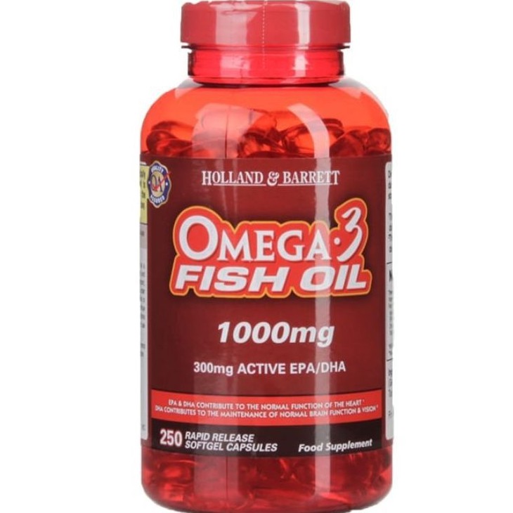 [Có Bill] [250 Viên] [1000mg] OMEGA3 hàm lượng cao holland and barrett