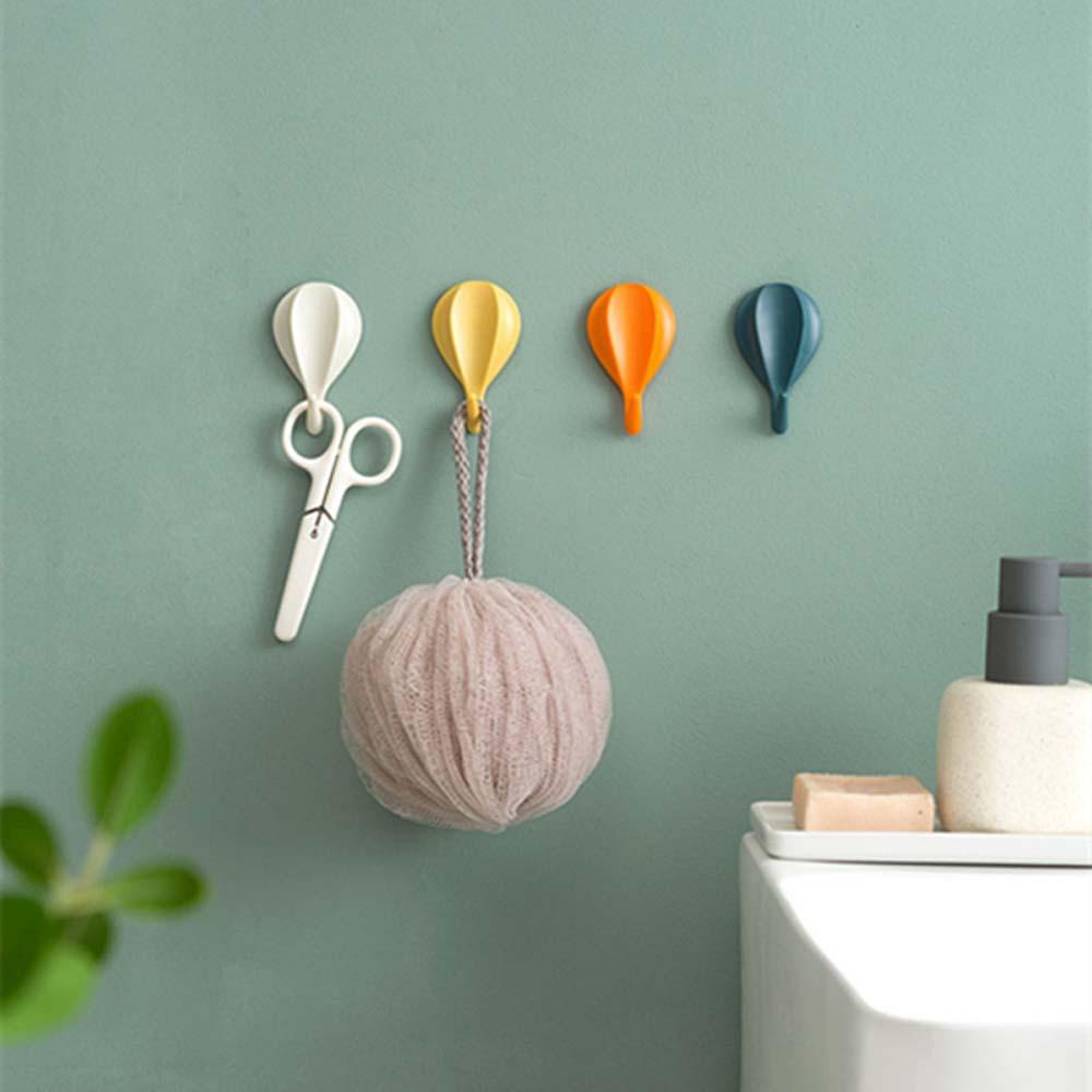 Set 8 Móc Treo Quần Áo Gắn Tường Tự Dính Trang Trí Nhà Cửa