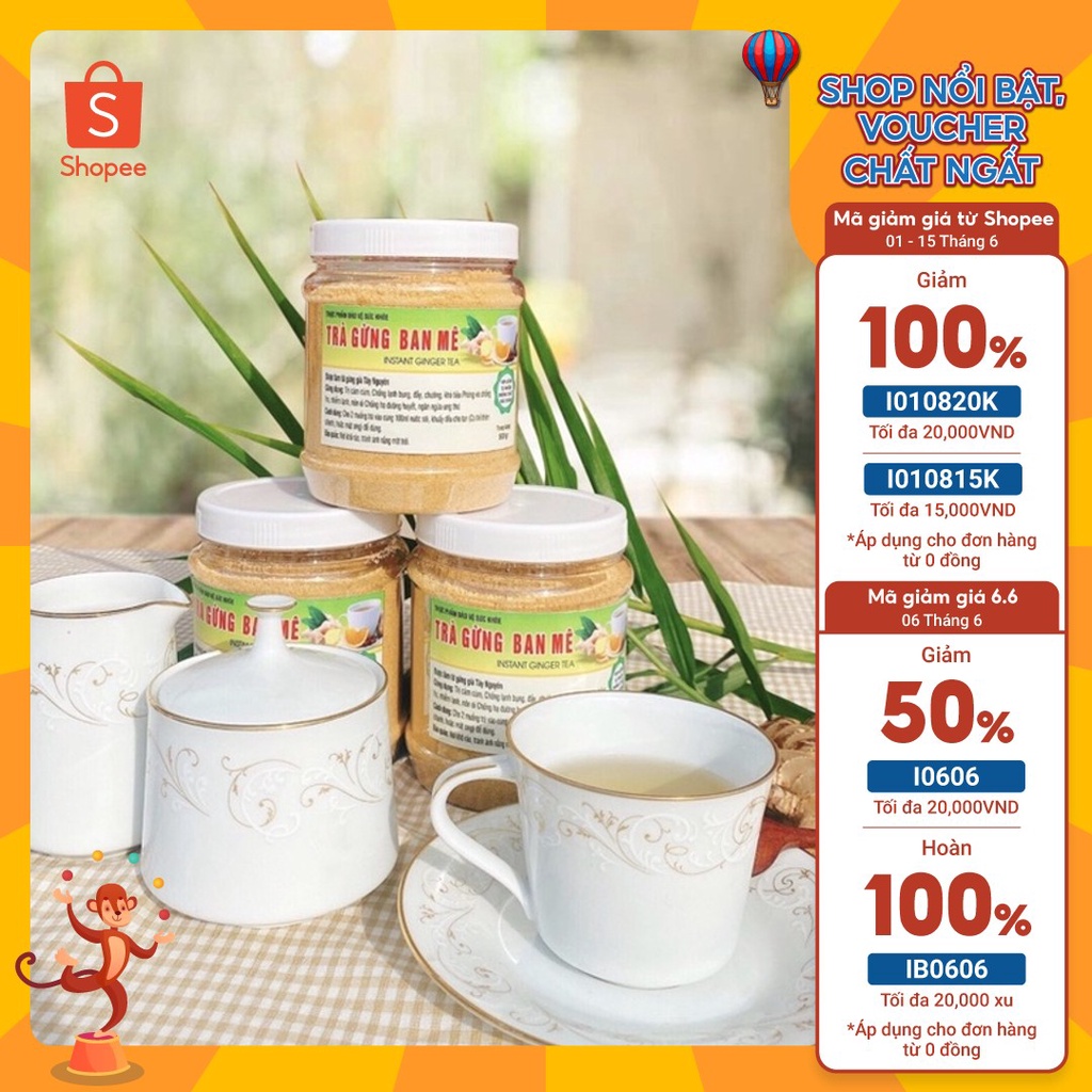 Trà Gừng hoà tan nguyên chất 100% 1KG, chính gốc trà gừng Ban Mê nhà làm, giao hàng nhanh chóng