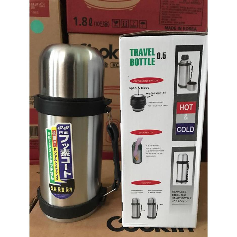 Bình giữ nhiệt Travel Bottle 1,2l iNOX (Tổng kho gia dụng giá tốt)