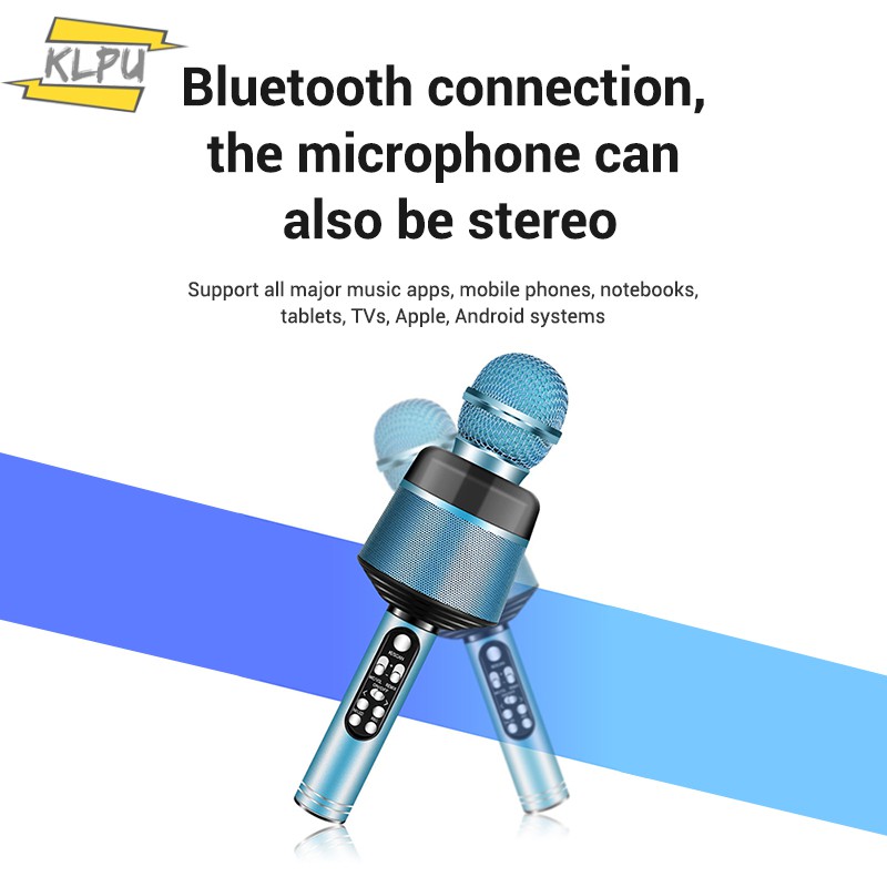 Micro Klpu Cầm Tay Không Dây Kết Nối Bluetooth Thông Minh Chống Ồn