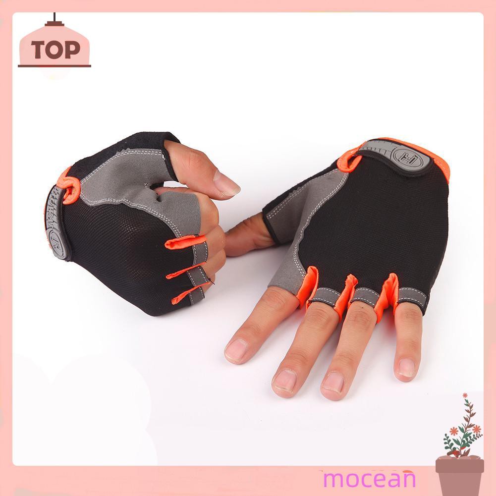 Men Breathable Cycling Fitness Climbing Outdoor Sport Half Finger Gloves