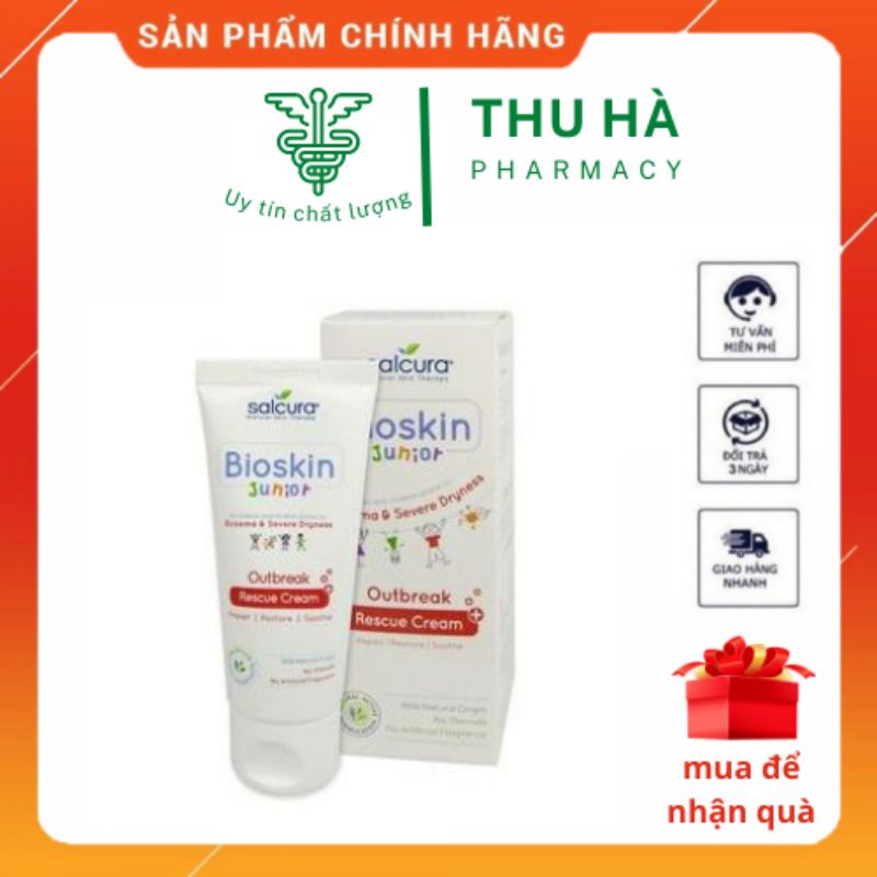 Bioskin junior outbreak rescue cream 50ml Kem chăm sóc da trẻ em
