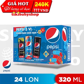 Nước Uống Có Gaz Pepsi Mix 3 Vị Chanh Không Calo Truyền Thống thumbnail