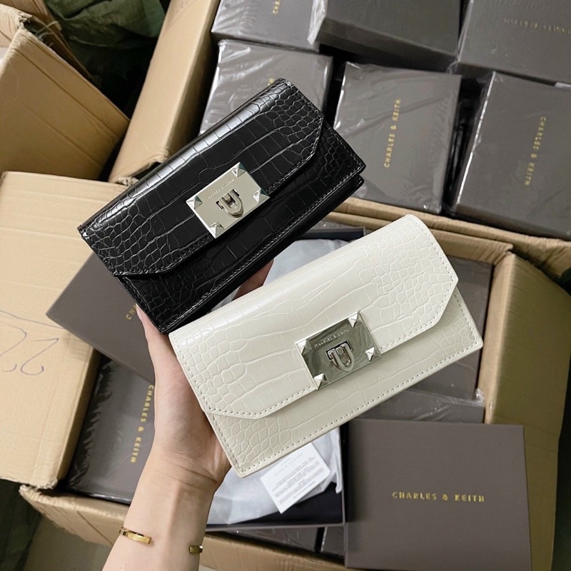 Túi xách cnk vân rắn ảnh thật + video