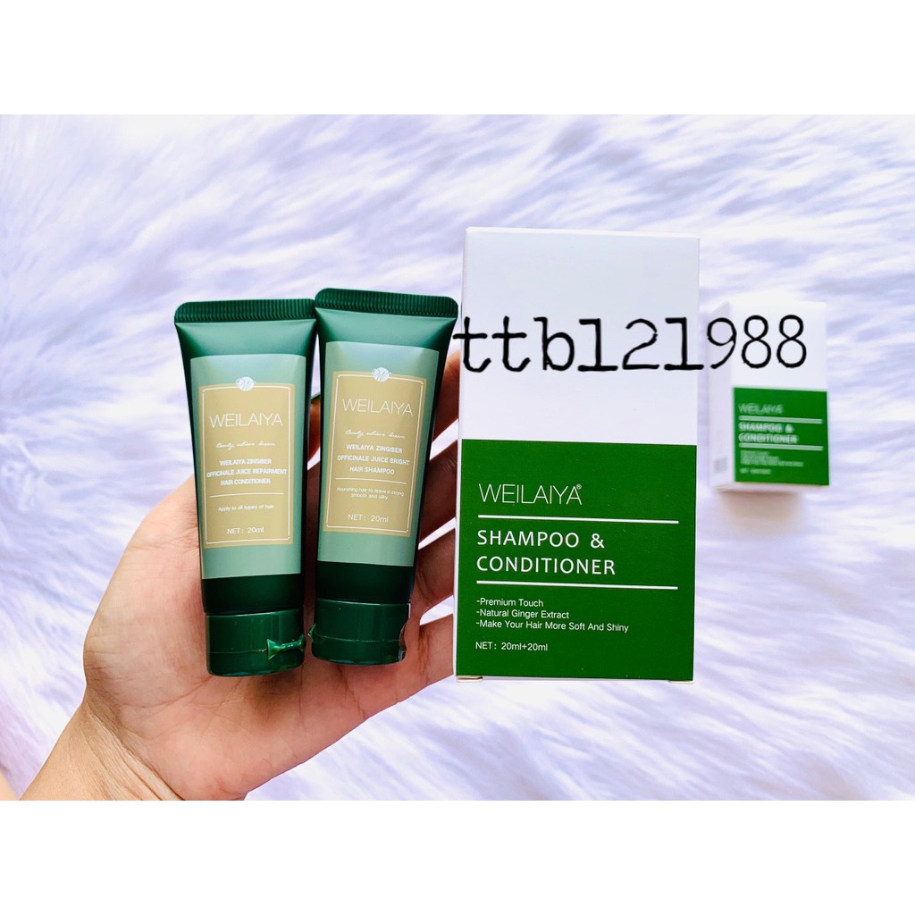 Bộ gội xả Weilaiya set mini tiện ích