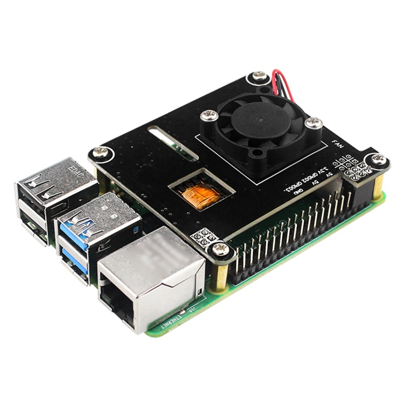 Bộ HiểN Thị OLED Hat Cho Raspberry Pi Power Over Gigabit Ethernet Hat / Pi 4B