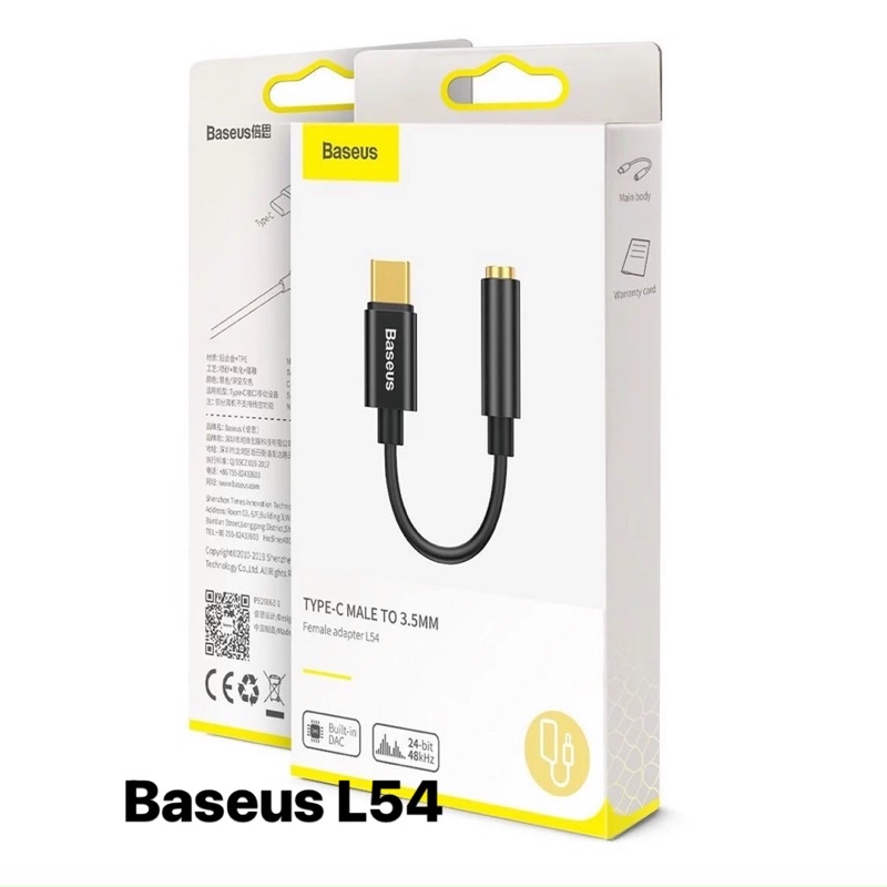 Jack chuyển đổi Type C - 3.5 Baseus L54