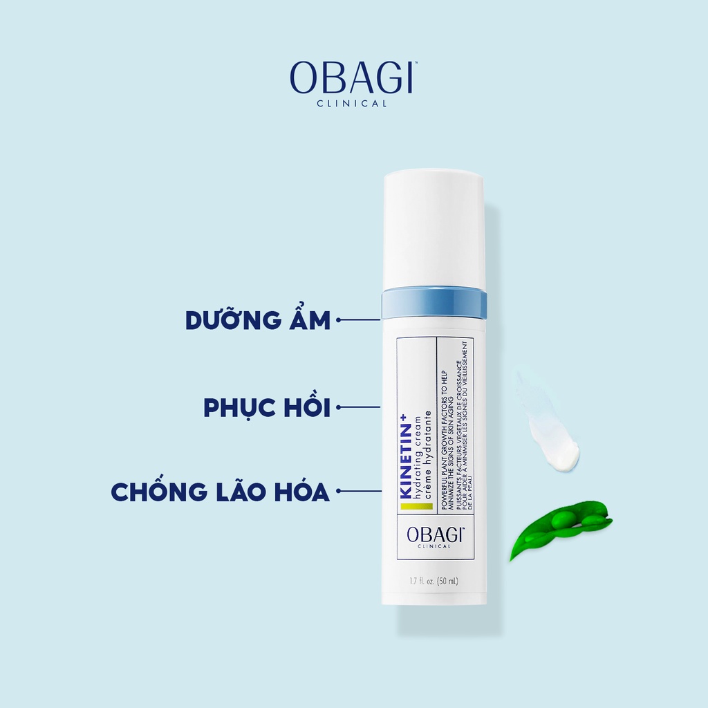 Combo 3 tác động: Kem dưỡng Obagi CLINICAL Retinol 0.5 28g + BHA Obagi Pore Therapy 148ml + Obagi Kinetin Cream 50ml