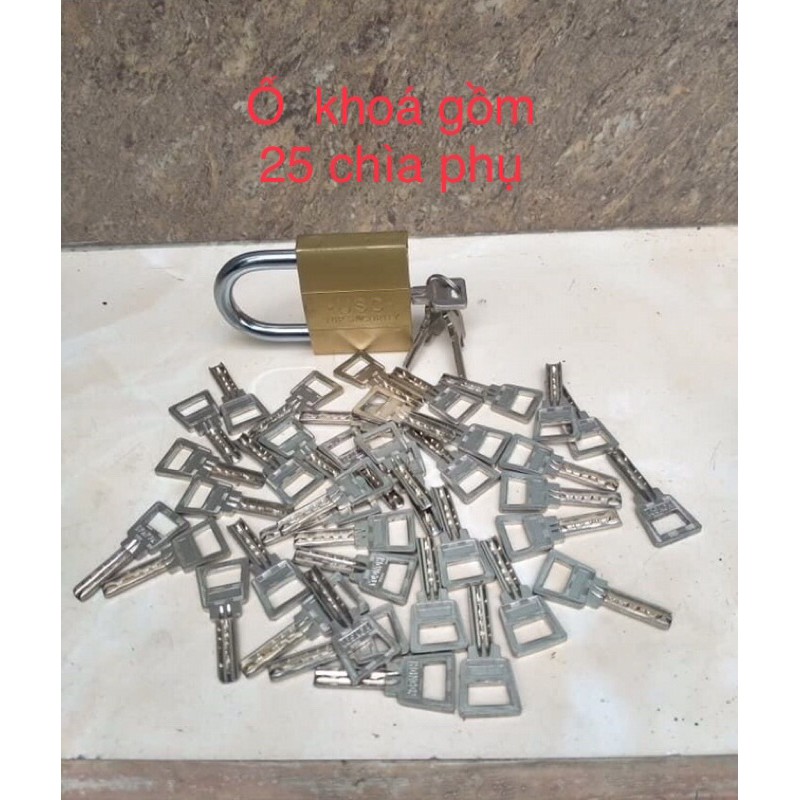 Ổ khoá Cổng USC gồm 25 CHÌA khoá phụ
