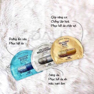 🍸🍸Mặt Nạ Dưỡng Da Banobagi Vita Cocktail Foil Mask